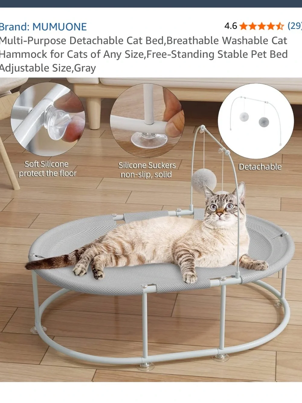 MUMUONE Multi-purpose Cat Bed - Khaki